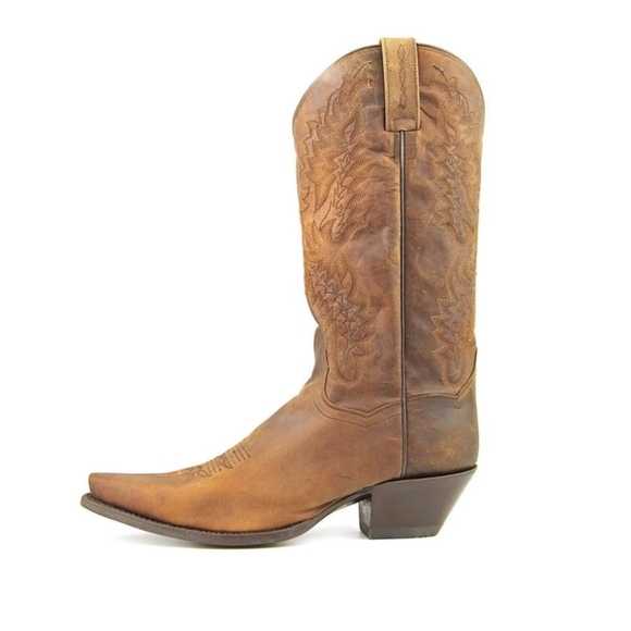 Dan Post Shoes - Dan Post DP3464 Women's Dirty Bay Santa Rosa Western Boots Size 10 Brown Leather